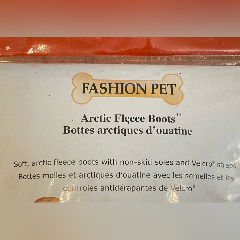FASHION PET Arctic Fleece Boots Size Medium - Picture 5 of 7